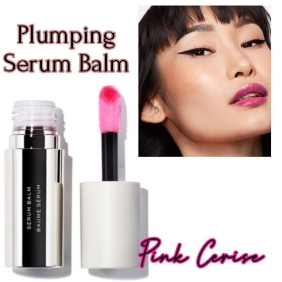 Pink Cerise Lip Plumping Serum Balm by Make Beauty - Picture 1 of 13